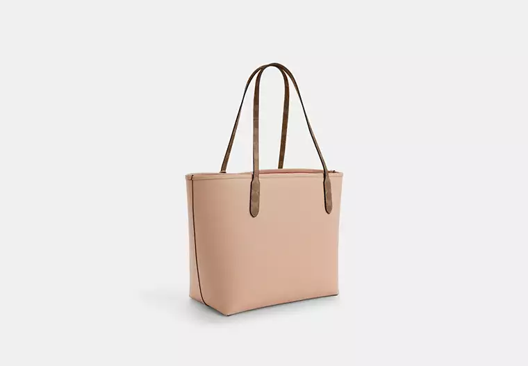 City Tote Bag With Shell Charm