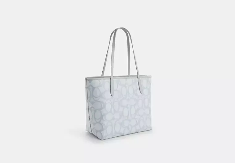 City Tote Bag In Sketch Signature Canvas