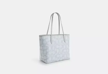 City Tote Bag In Sketch Signature Canvas