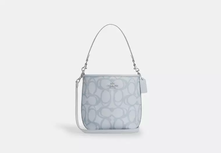 City Bucket Bag In Sketch Signature Canvas