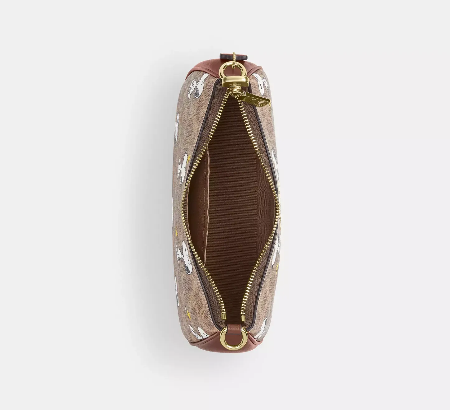 Peanuts Signature Canvas Shoulder Bag With Snoopy Print