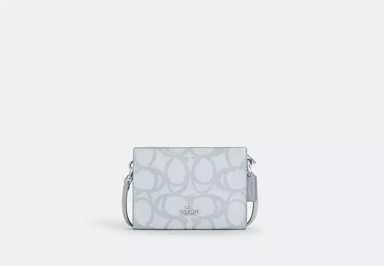 Slim Crossbody Bag In Sketch Signature Canvas