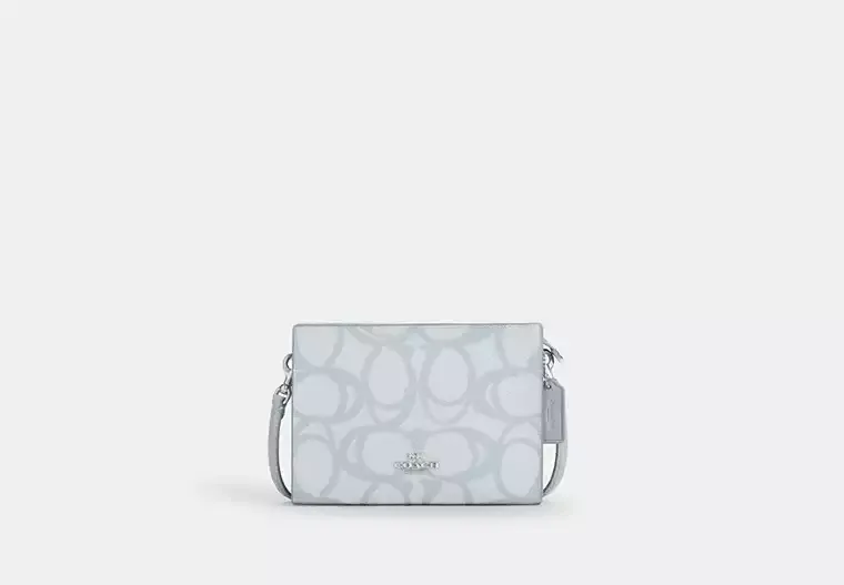 Slim Crossbody Bag In Sketch Signature Canvas