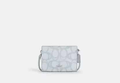 Slim Crossbody Bag In Sketch Signature Canvas