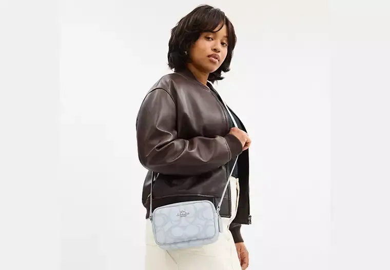 Mini Jamie Camera Bag In Sketch Signature Canvas