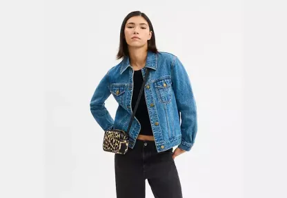Mini Jamie Camera Bag With Leopard Print
