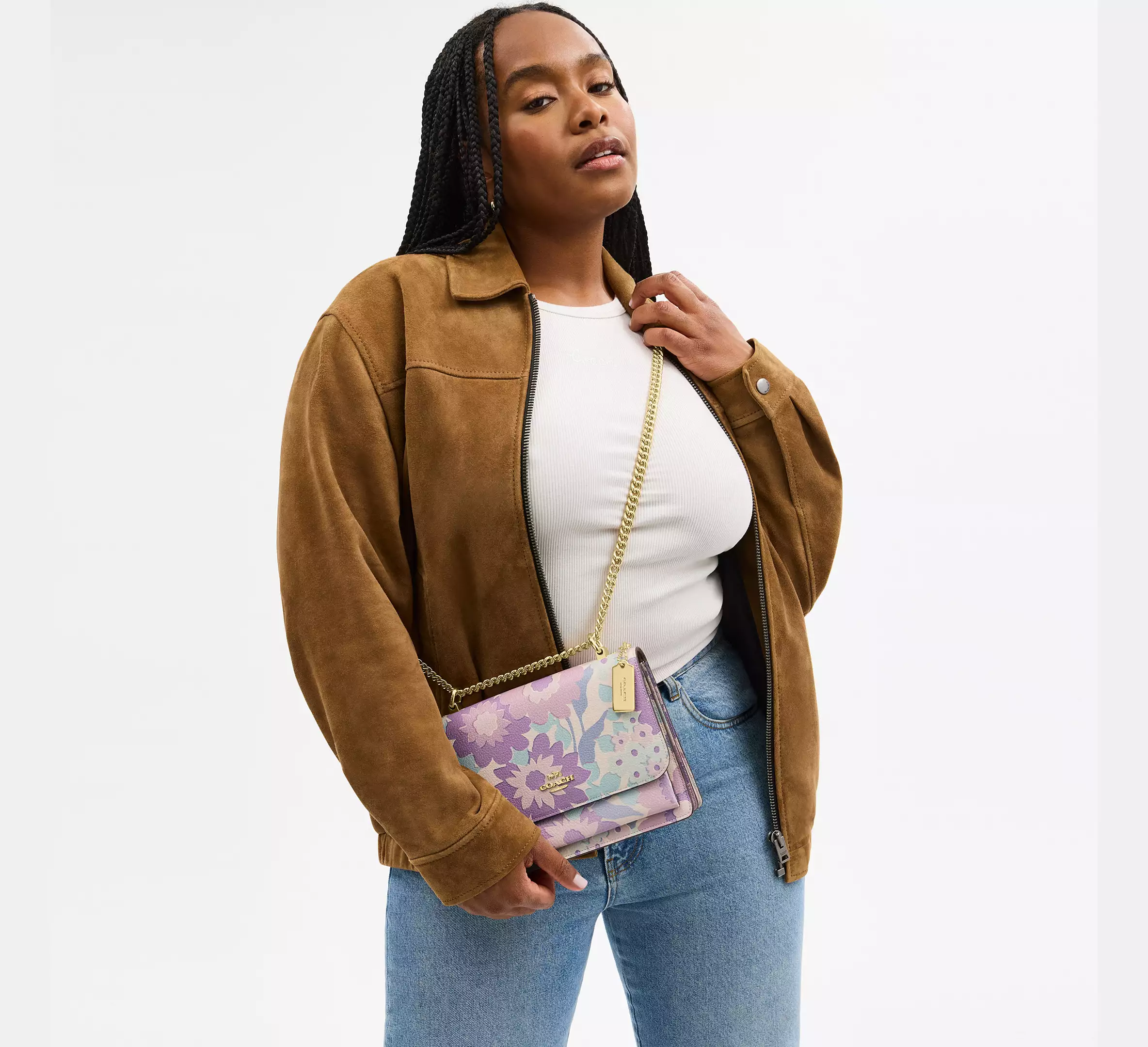 Klare Crossbody Bag With Floral Print