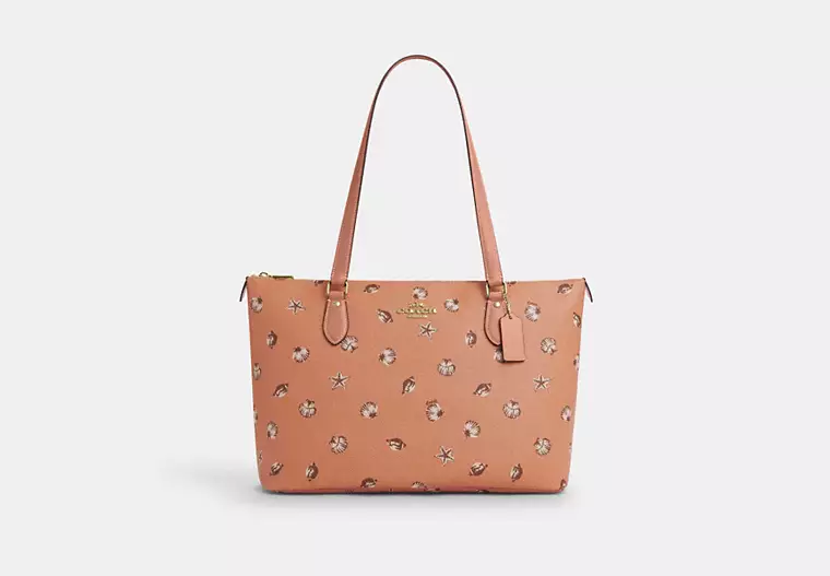 Gallery Tote Bag With Shell Print