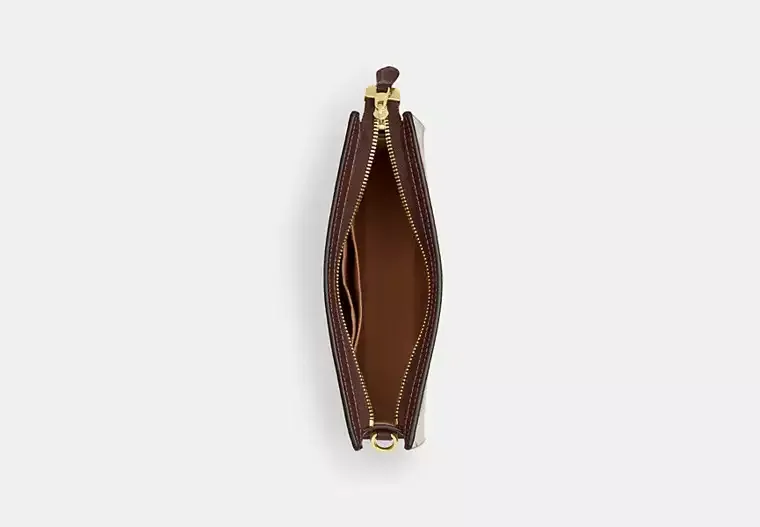 Slim Crossbody Bag With Shell Print