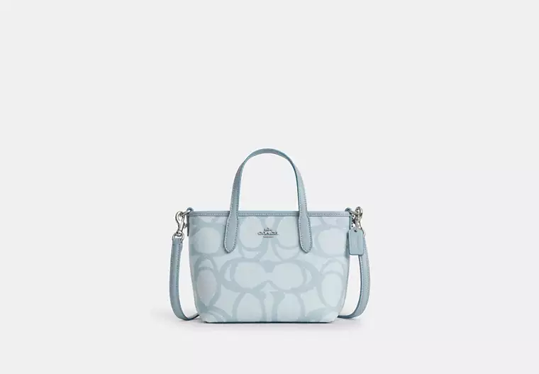 City Mini Tote Bag In Sketch Signature Canvas