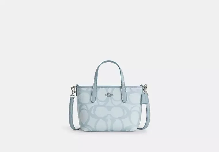 City Mini Tote Bag In Sketch Signature Canvas