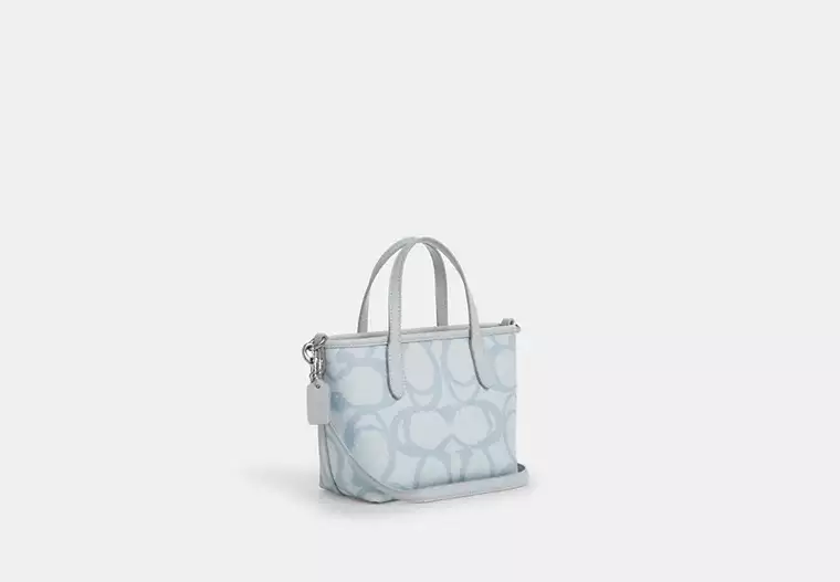 City Mini Tote Bag In Sketch Signature Canvas