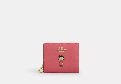 Coach X Peanuts Snap Wallet With Lucy