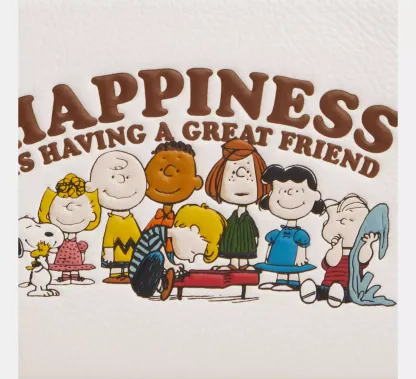 Peanuts Corner Zip Wristlet