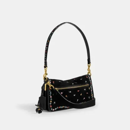 Tabby Shoulder Bag 26 With Dainty Embroidery