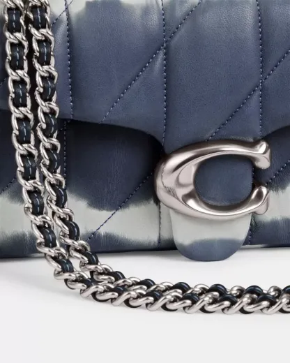 Tabby Shoulder Bag 20 With Quilting And Tie Dye