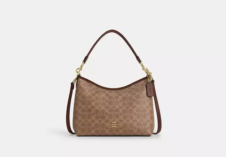 Laurel Shoulder Bag In Signature Canvas