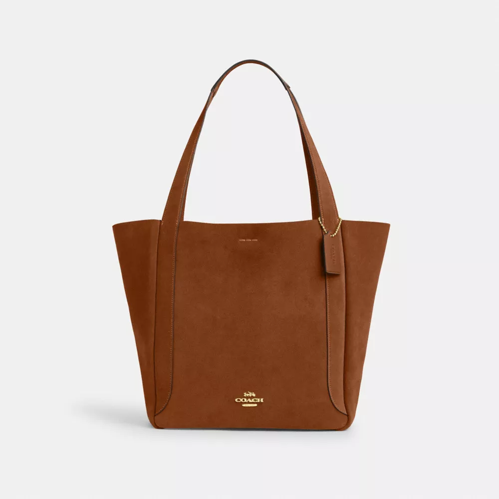 Hadley Tote Bag In Suede