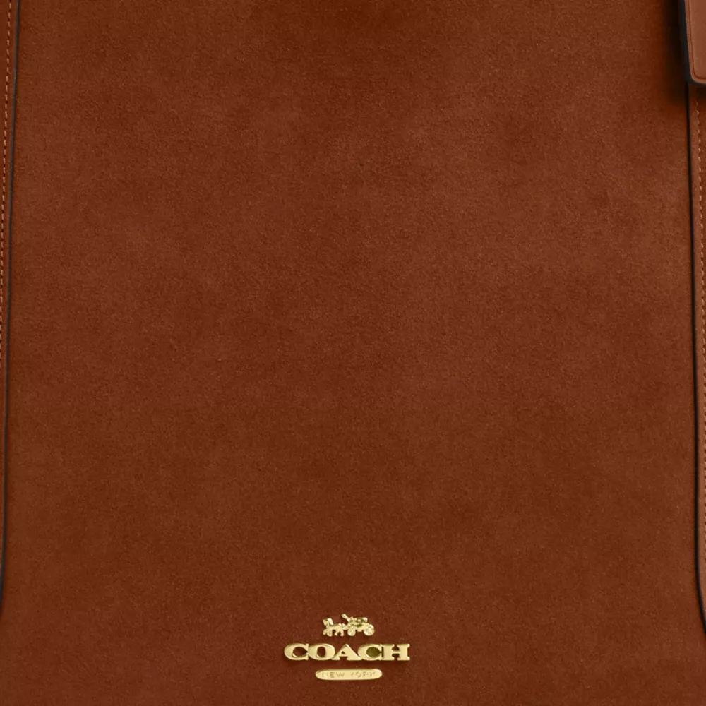 Hadley Tote Bag In Suede