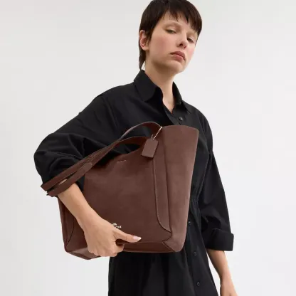 Hadley Tote Bag In Suede