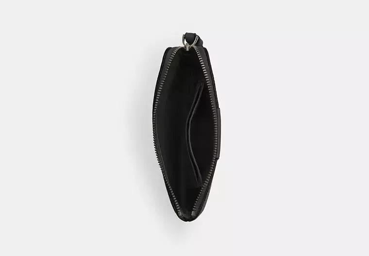 Corner Zip Wristlet In Signature Canvas With Stripe