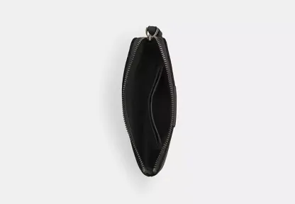 Corner Zip Wristlet In Signature Canvas With Stripe