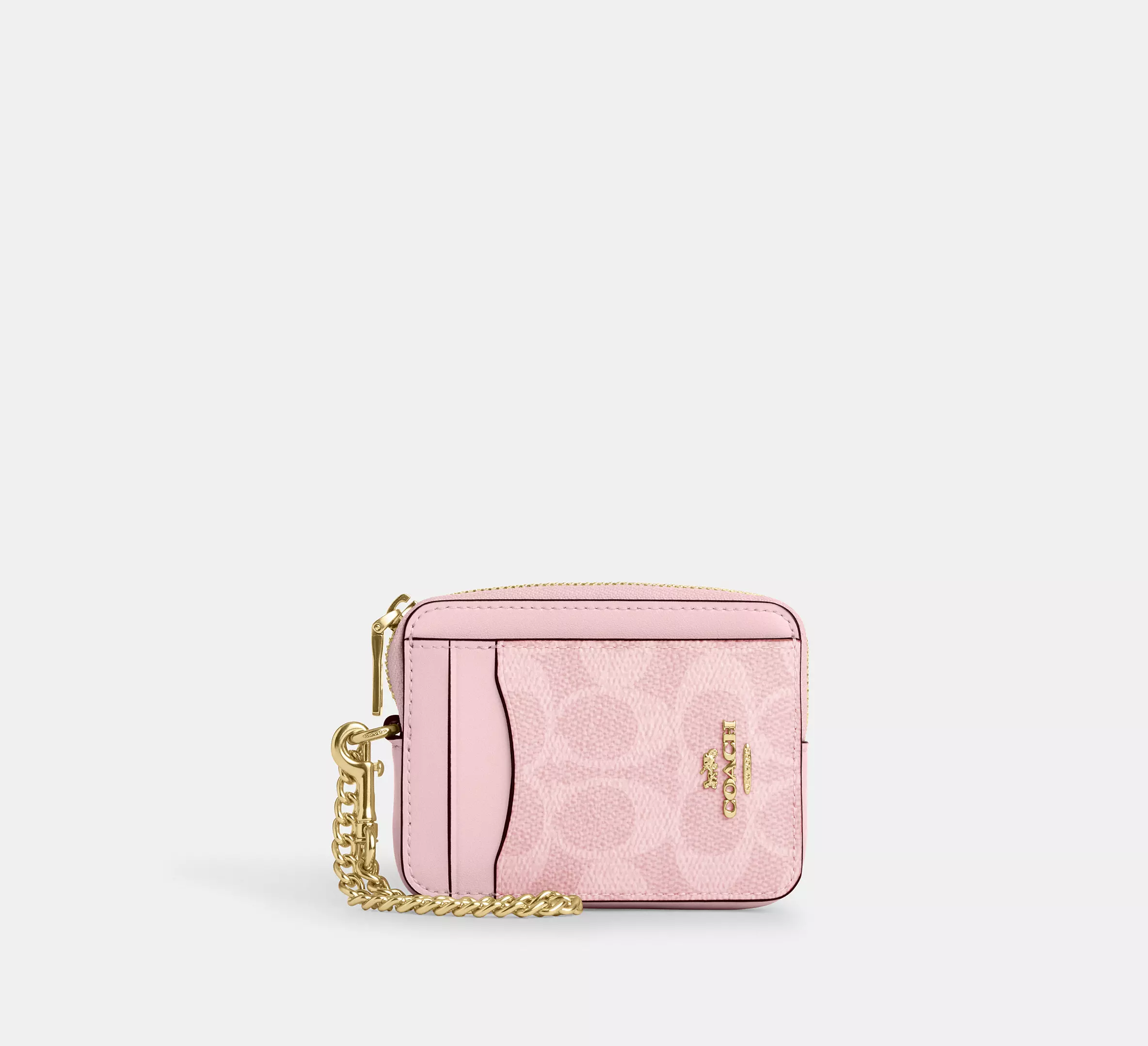 Zip Card Case In Signature Canvas