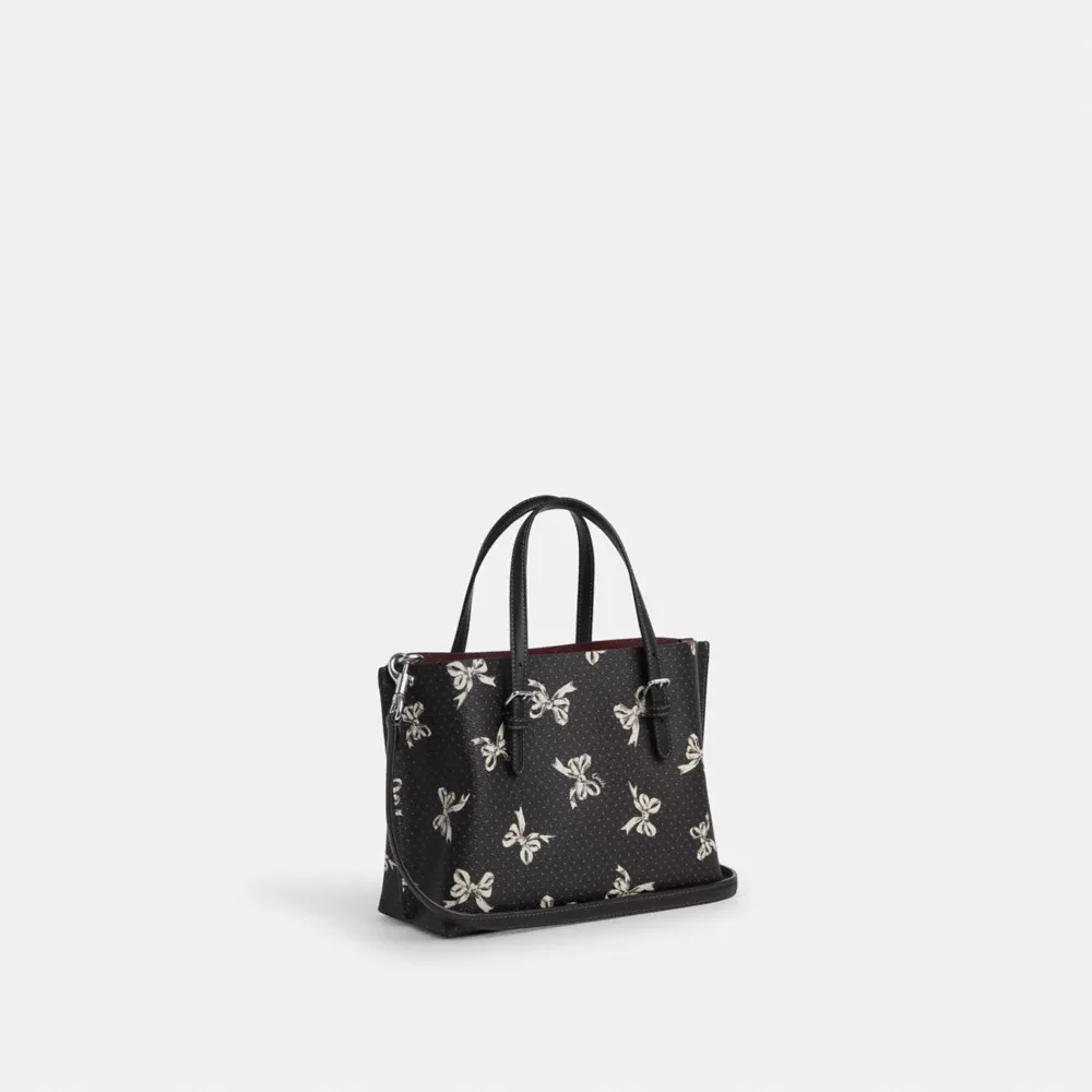 Mollie Tote Bag 25 With Bow Print