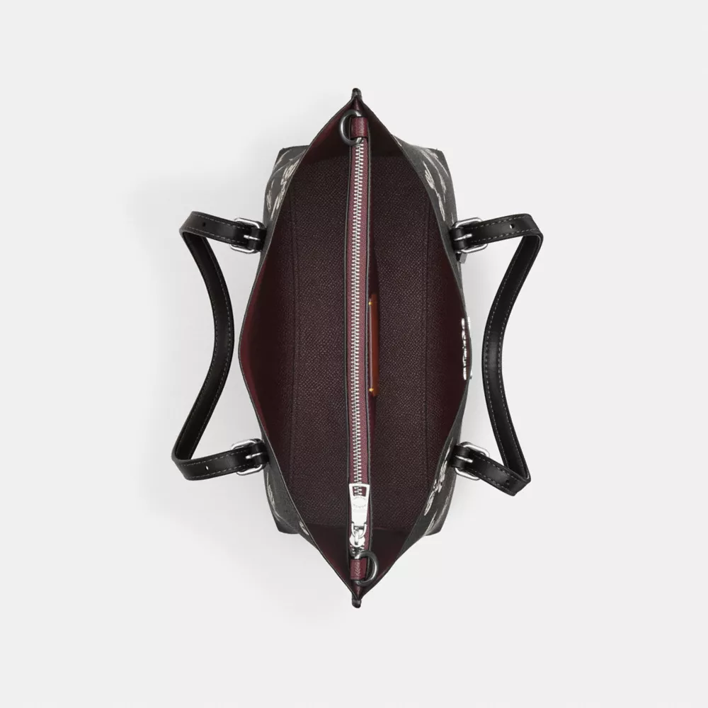 Mollie Tote Bag 25 With Bow Print