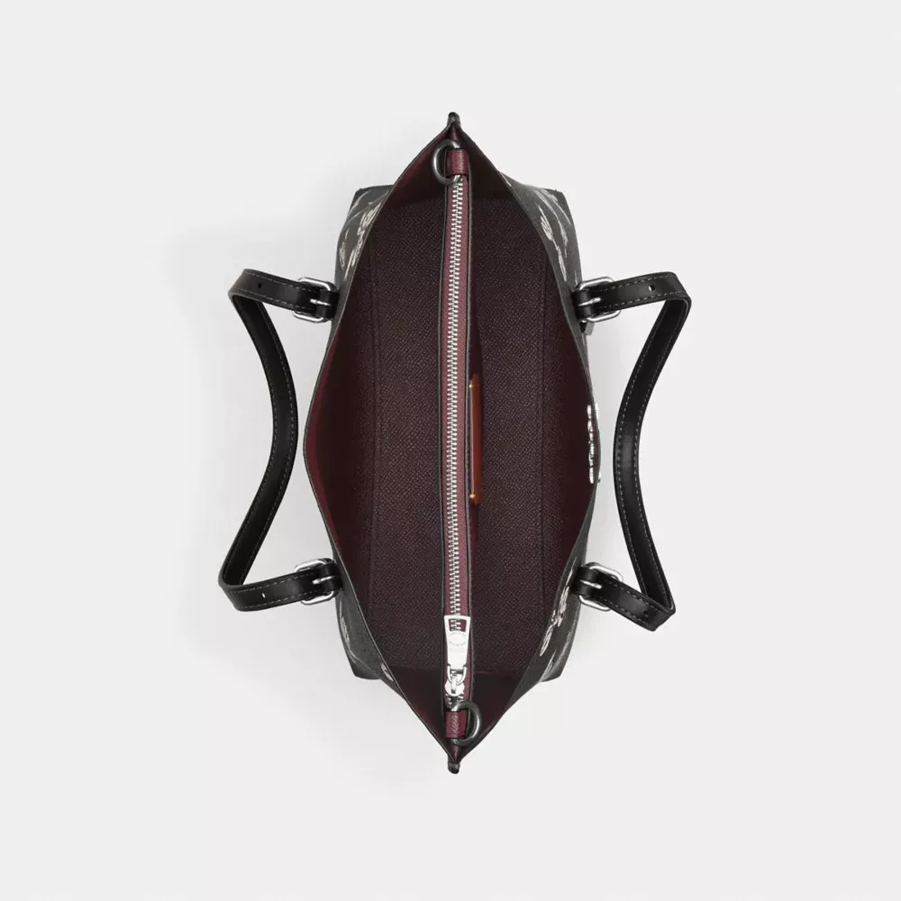 Mollie Tote Bag 25 With Bow Print