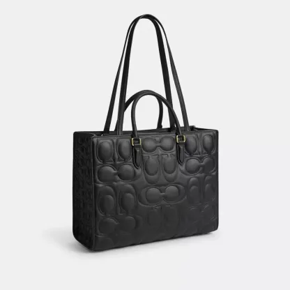 Maggie Tote Bag In Signature Leather