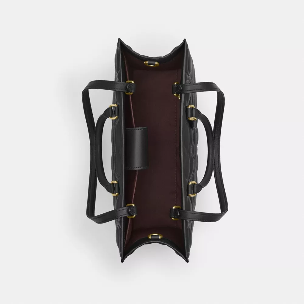 Maggie Tote Bag In Signature Leather