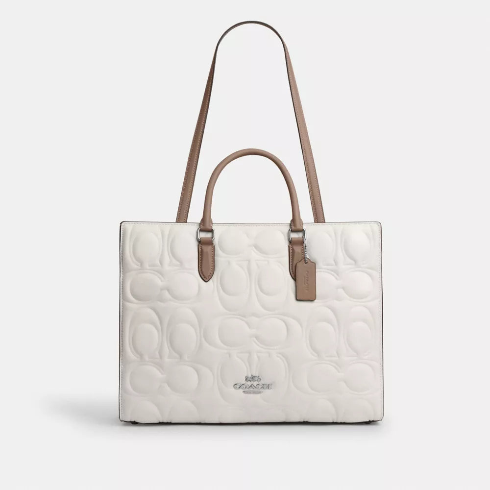Maggie Tote Bag In Signature Leather
