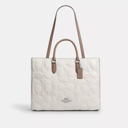 Maggie Tote Bag In Signature Leather