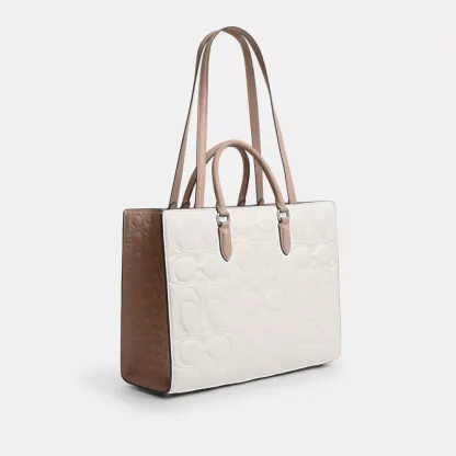 Maggie Tote Bag In Signature Leather