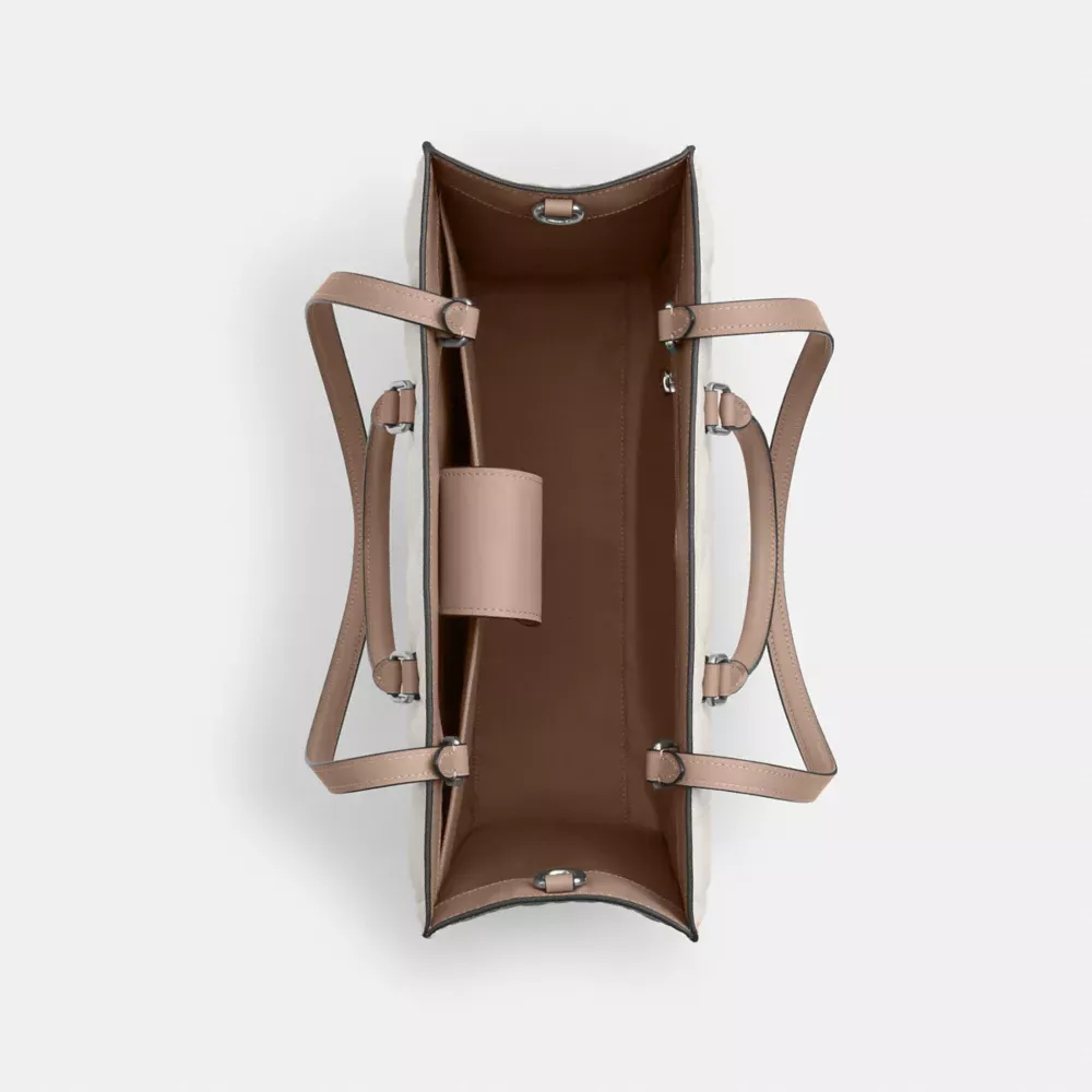 Maggie Tote Bag In Signature Leather