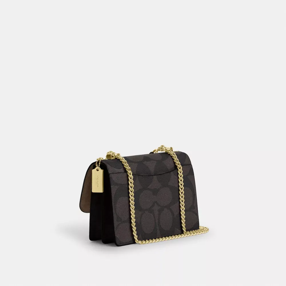 Klare Crossbody Bag In Blocked Signature Canvas