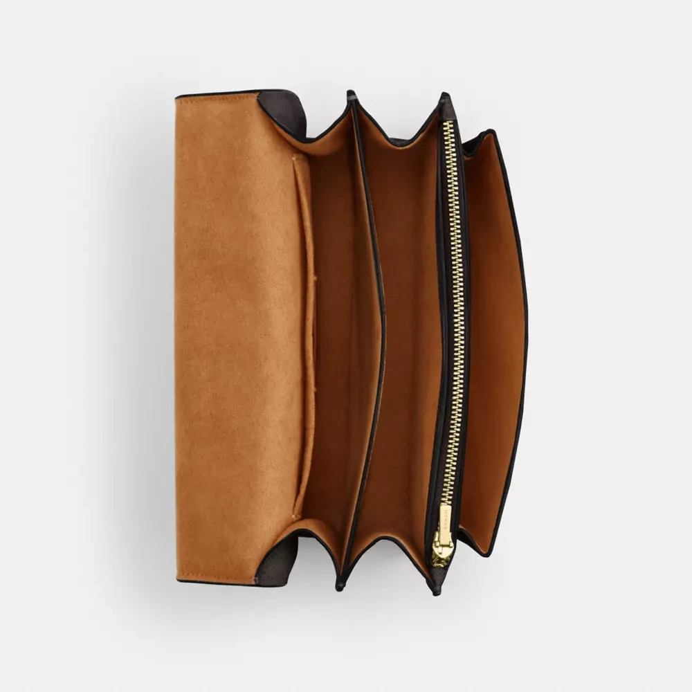 Klare Crossbody Bag In Blocked Signature Canvas