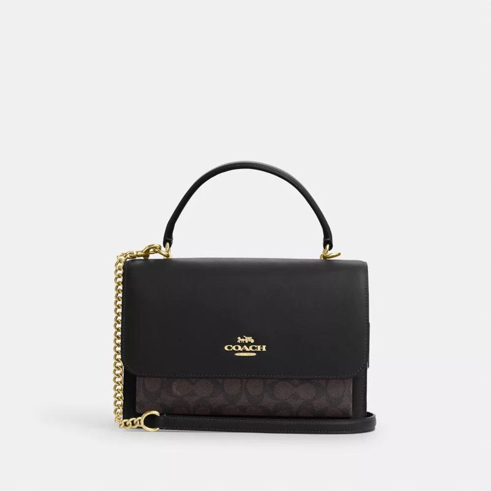  Klare Top Handle Bag In Signature Canvas