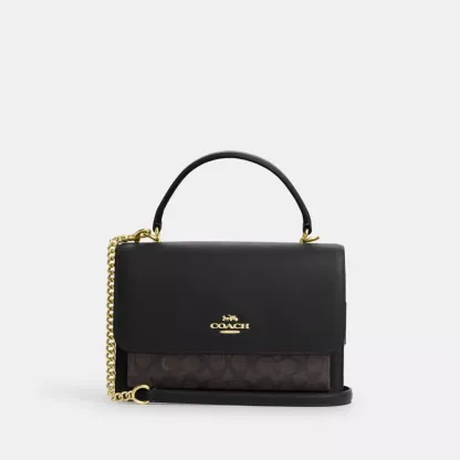  Klare Top Handle Bag In Signature Canvas