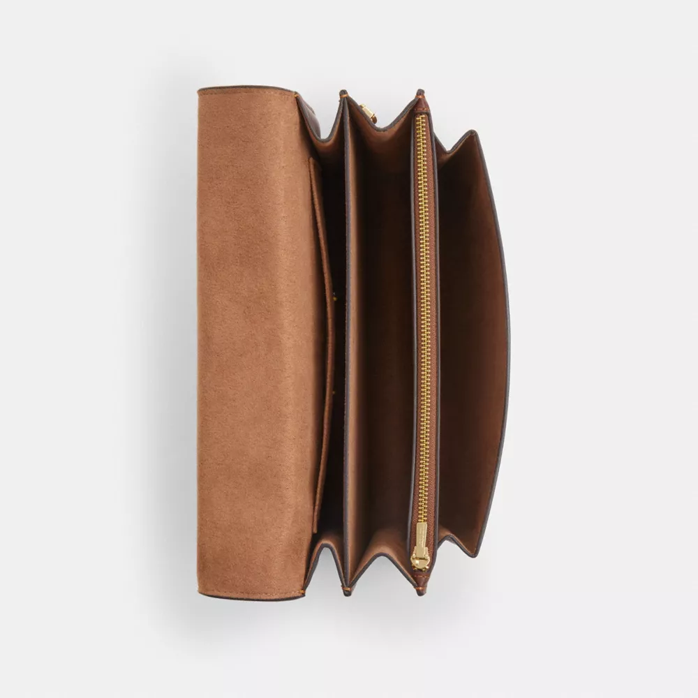  Klare Top Handle Bag In Signature Canvas