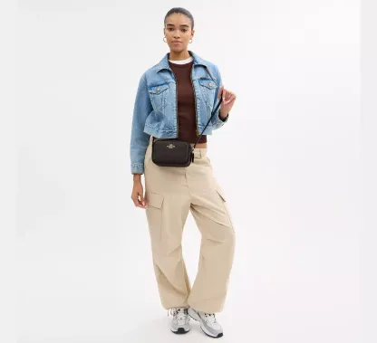 Mini Camera Bag In Signature Canvas