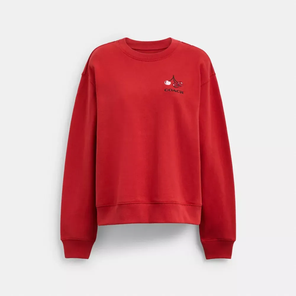 Cherry Crewneck Sweatshirt