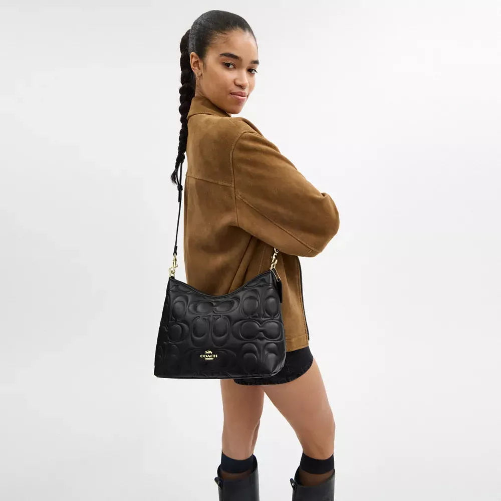 Laurel Shoulder Bag In Signature Leather