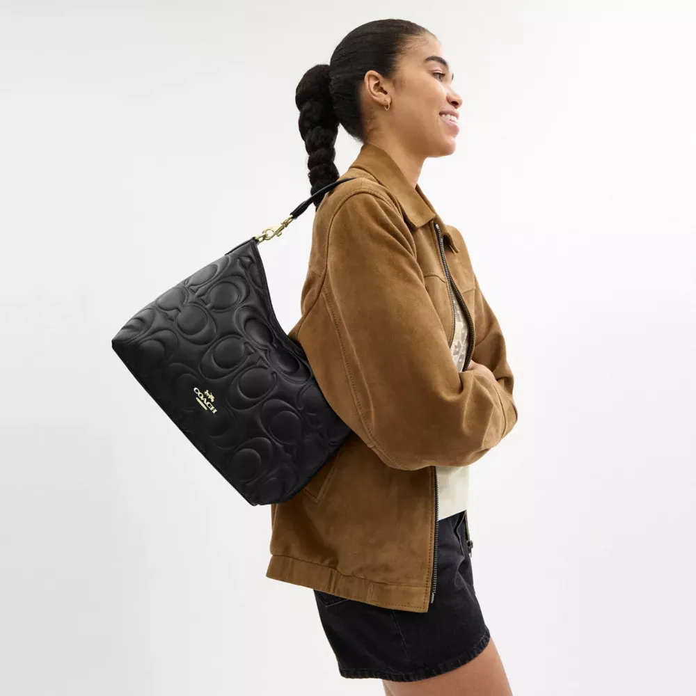 Laurel Shoulder Bag In Signature Leather