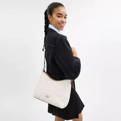 Laurel Shoulder Bag In Signature Leather