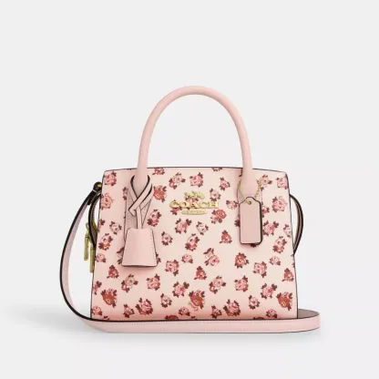 Andrea Carryall Bag With Rose Print