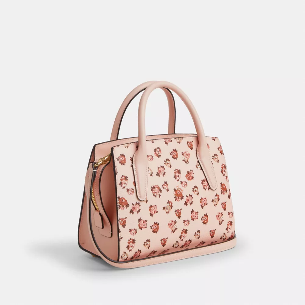 Andrea Carryall Bag With Rose Print