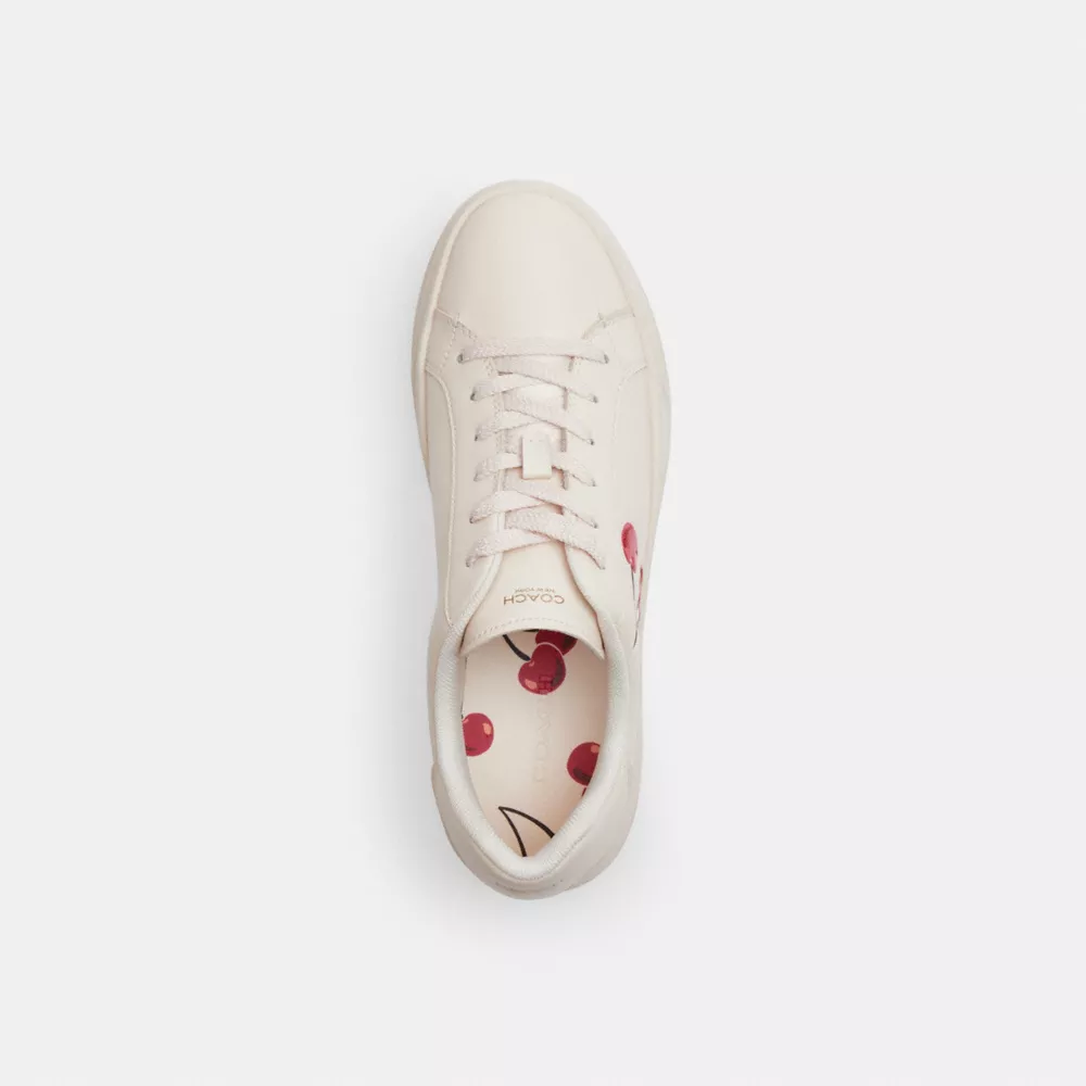 High Line Sneaker With Cherry Print