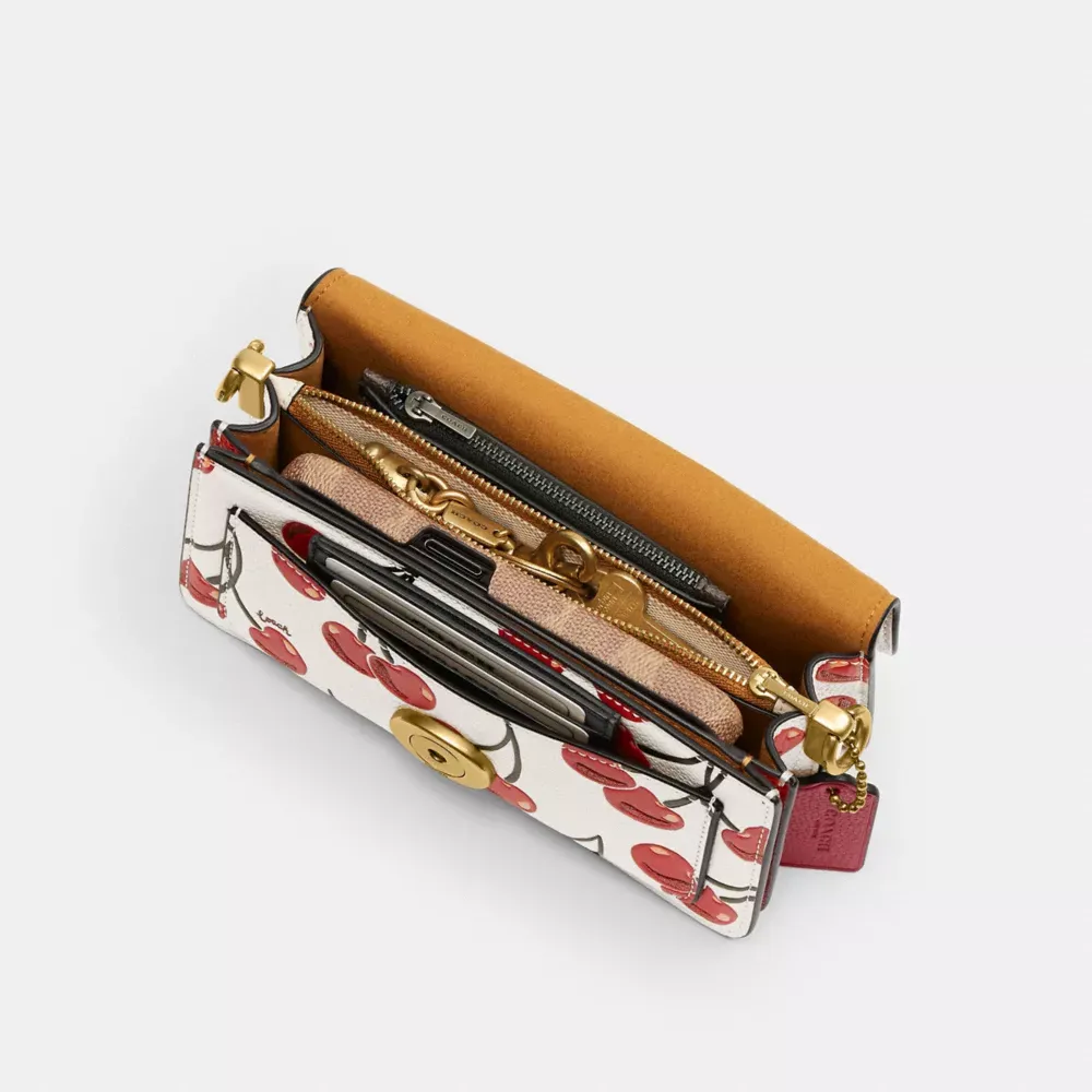 Tabby Shoulder Bag 20 With Cherry Print